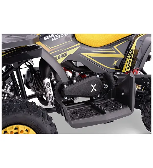 Quad za djecu Explorer, benzinski 50cc, 40km/h, do 60 kg, žuti
