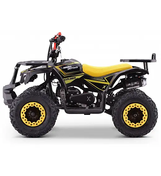 Quad za djecu Explorer, benzinski 50cc, 40km/h, do 60 kg, žuti