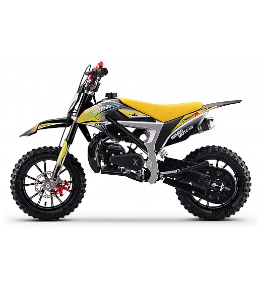 Otroški moto cross CROSS SX 50 cm³, 1,5 kW, 40 km/h, rumen Beneo