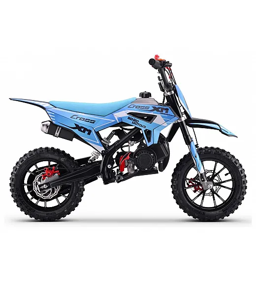 Moto CROSS XM, 50cc, 1,5 kW, dvotaktni, disk zavore, moder Beneo