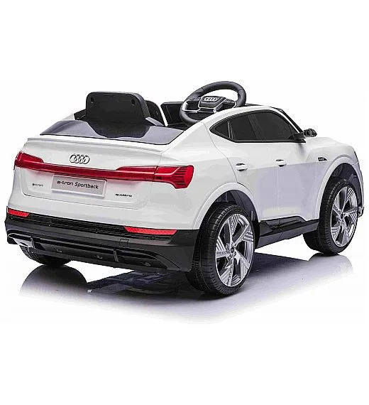 11V Audi E-tron Sportback - dječji akumulatorski auto, bijeli
