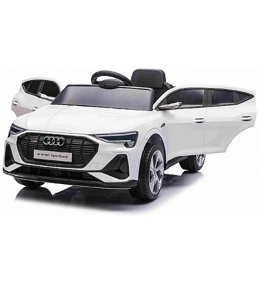 11V Audi E-tron Sportback - dječji akumulatorski auto, bijeli