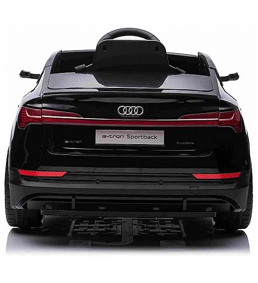 11V Audi E-tron Sportback - dječji akumulatorski auto, crni