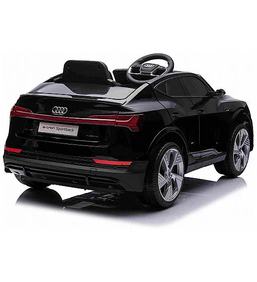 11V Audi E-tron Sportback - dječji akumulatorski auto, crni