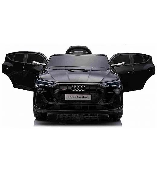 11V Audi E-tron Sportback - dječji akumulatorski auto, crni