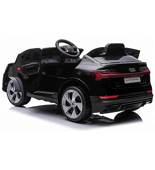 11V Audi E-tron Sportback - dječji akumulatorski auto, crni