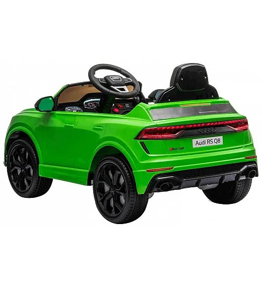 12V Audi RSQ8 - otroški avto na akumulator, zelen