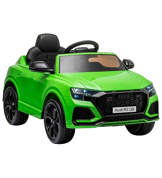 12V Audi RSQ8 - otroški avto na akumulator, zelen