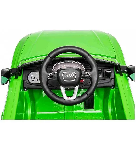 12V Audi RSQ8 - otroški avto na akumulator, zelen