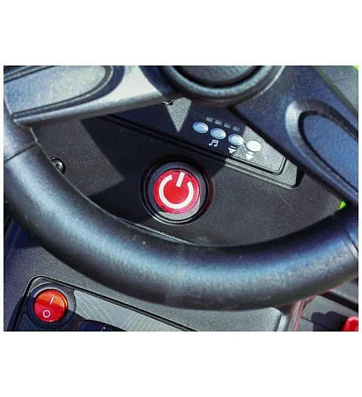 12v otroški traktor na akumulator  s prikolico zelen Beneo