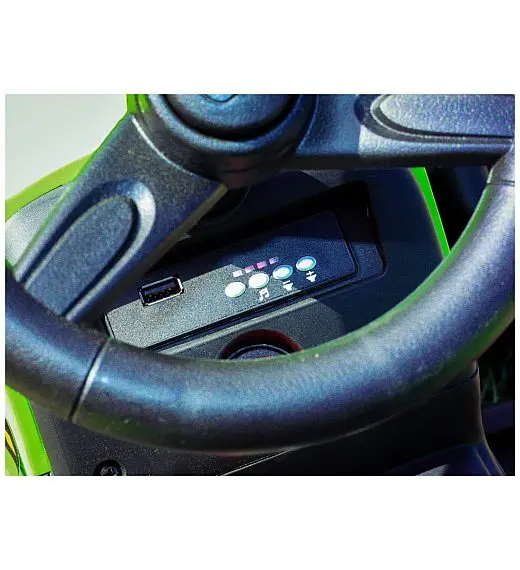 12v otroški traktor na akumulator  s prikolico zelen Beneo