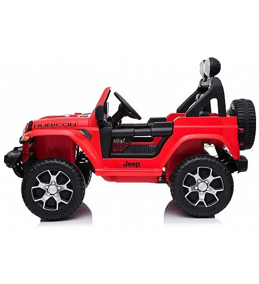 12V JEEP Wrangler RUBICON 4x4 - dječji akumulatorski auto, crveni