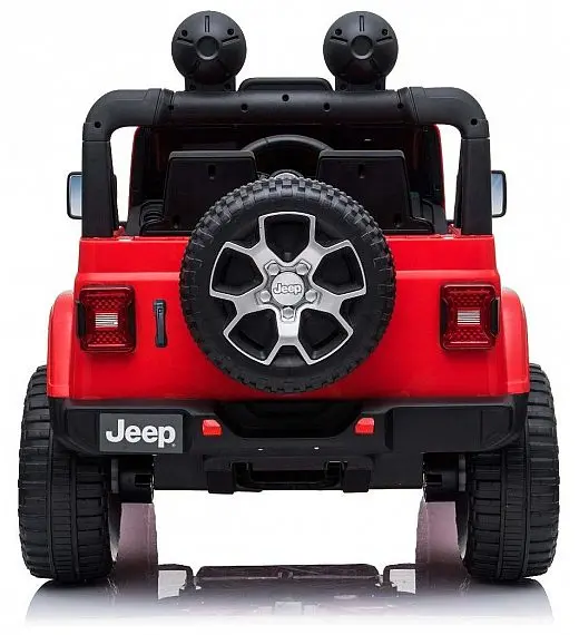 12V JEEP Wrangler RUBICON 4x4 - dječji akumulatorski auto, crveni