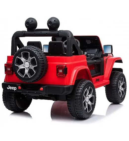 12V JEEP Wrangler RUBICON 4x4 - dječji akumulatorski auto, crveni