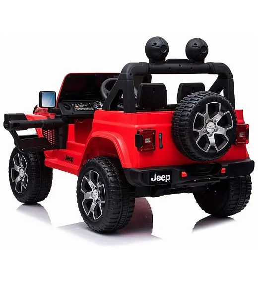 12V JEEP Wrangler RUBICON 4x4 - dječji akumulatorski auto, crveni