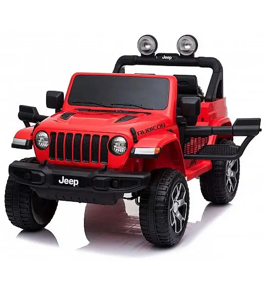 12V JEEP Wrangler RUBICON 4x4 - dječji akumulatorski auto, crveni