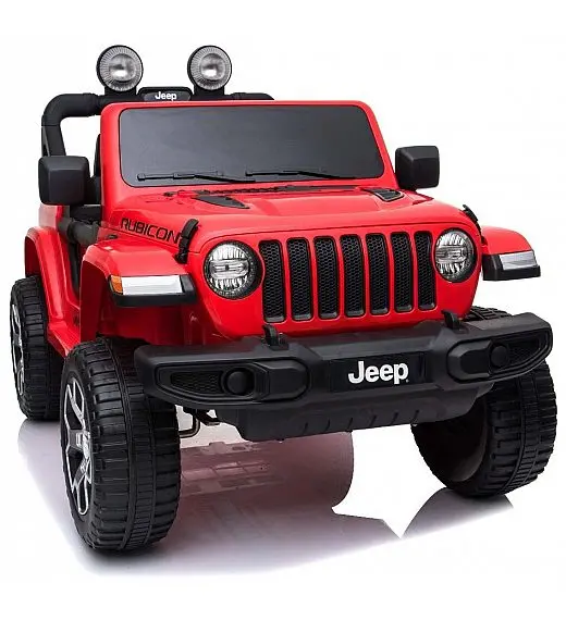 12V JEEP Wrangler RUBICON 4x4 - dječji akumulatorski auto, crveni