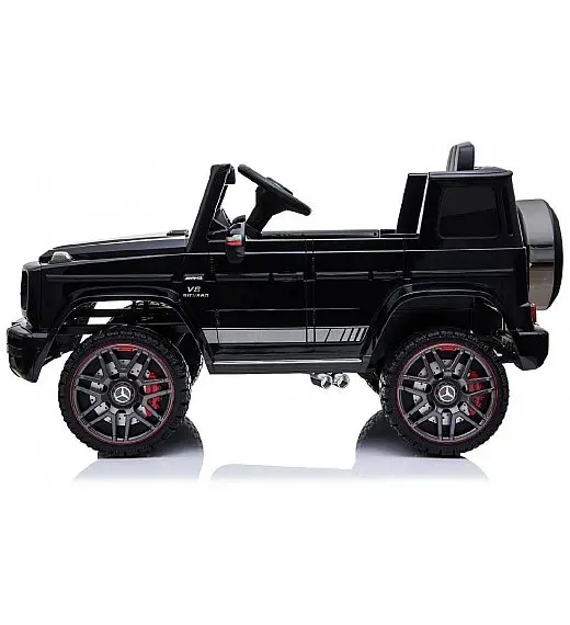 12V Mercedes G - otroški avto na akumulator, črn