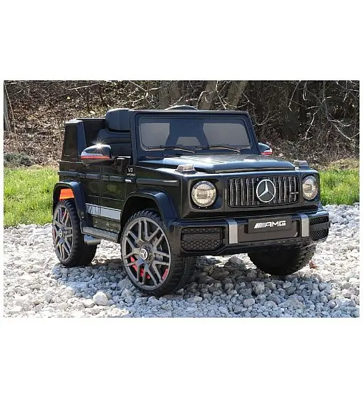 12V Mercedes G - otroški avto na akumulator, črn