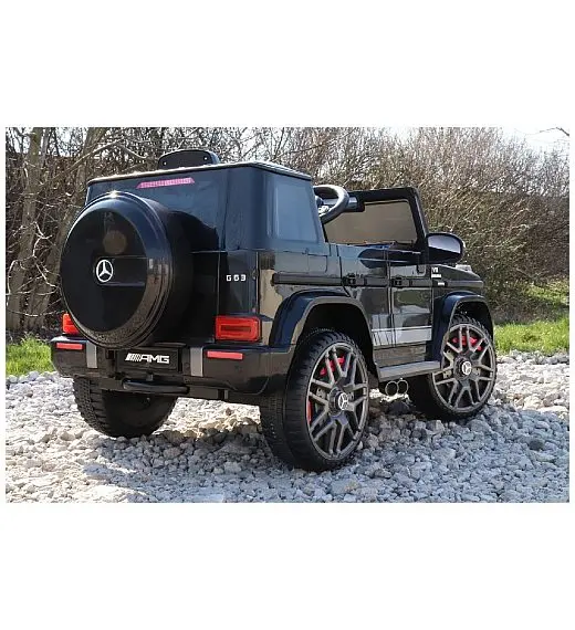 12V Mercedes G - otroški avto na akumulator, črn