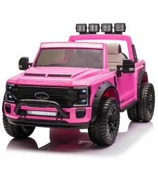 24V Ford Super Duty pink – otroški avto na akumulator