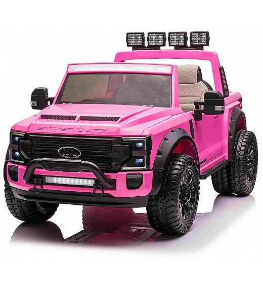 24V Ford Super Duty pink - dječji automobil na baterije