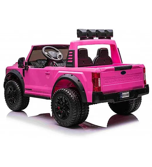 24V Ford Super Duty pink - dječji automobil na baterije