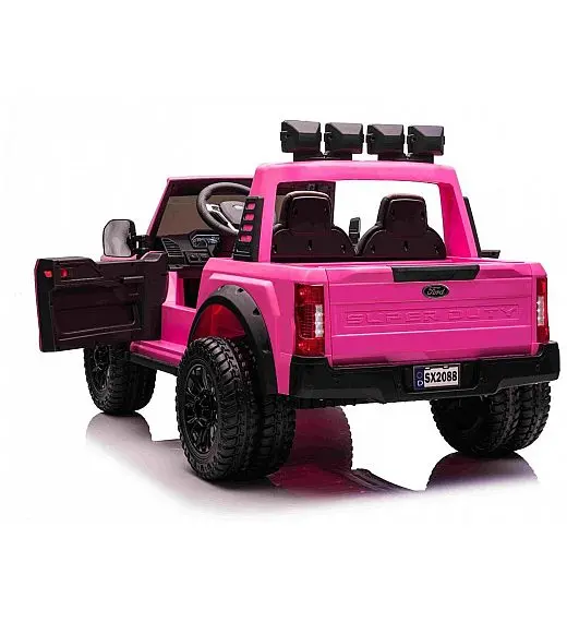24V Ford Super Duty pink - dječji automobil na baterije