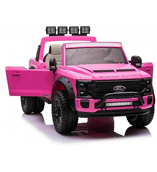 24V Ford Super Duty pink - dječji automobil na baterije