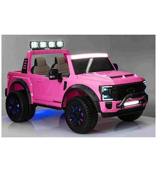 24V Ford Super Duty pink - dječji automobil na baterije