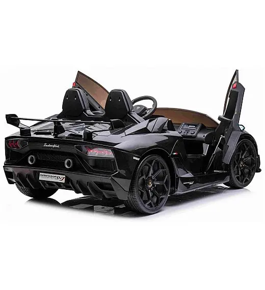 24V Lamborghini Aventador crni - dječji automobil na baterije