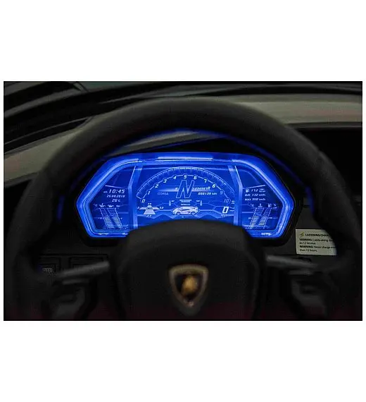 24V Lamborghini Aventador crni - dječji automobil na baterije