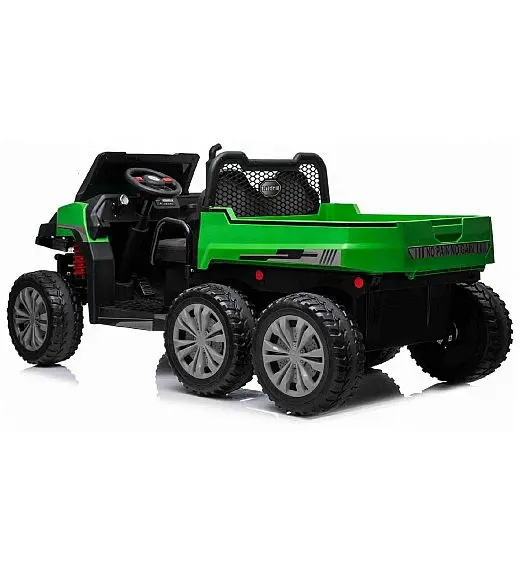 24V RIDER XXL 6X6 - otroški avto na akumulator, zelen