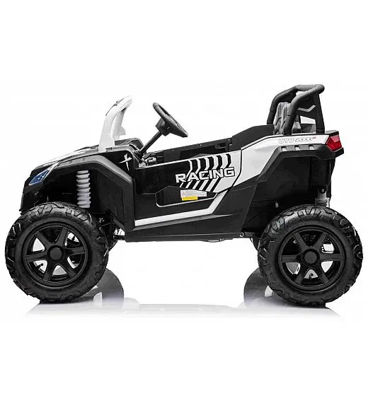 24V UTV XXL Beneo - dječji akumulatorski auto bijelo-crni