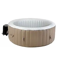 Napihljiv jacuzzi 208 cm - napihljivi masažni bazen, rjavo-bel