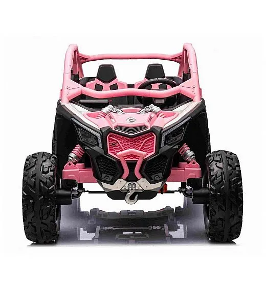 12V CAM-AM MAVERICK - otroški avto na akumulator 4x4, pink