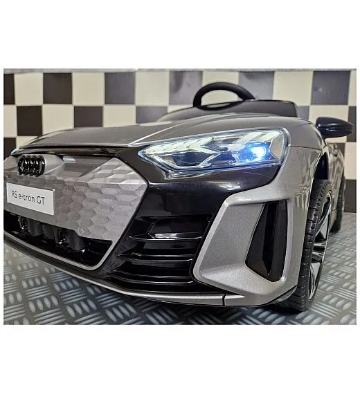 12V Audi E-tron GT - dječji akumulatorski auto, Metallic Silver