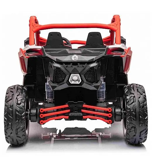 12V CAM-AM MAVERICK - dječji automobil na baterijem 4x4, crveni