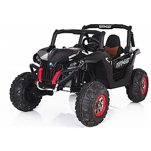 24V RSX MX - otroški avto na akumulator 4x4, črn