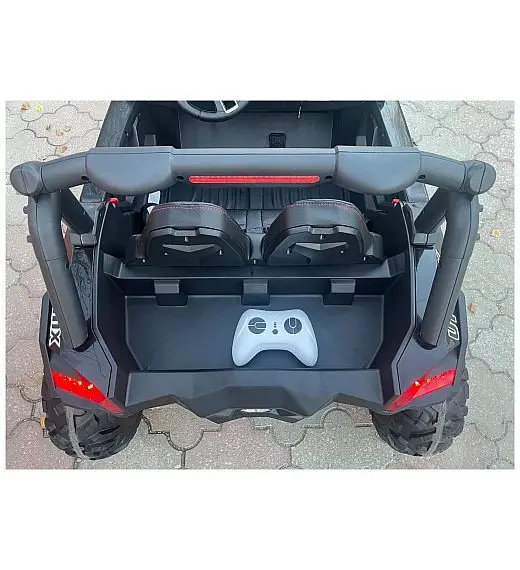 24V RSX MX - dječji automobil na baterijem 4x4, crni