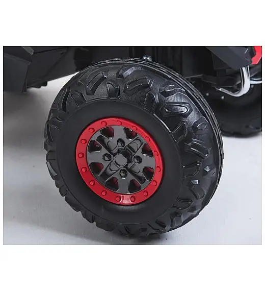 24V RSX MX - dječji automobil na baterijem 4x4, crni