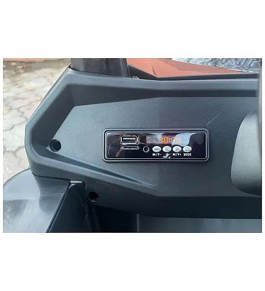 24V RSX MX - dječji automobil na baterijem 4x4, crni