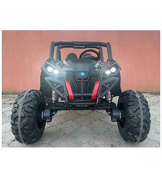 24V RSX MX - dječji automobil na baterijem 4x4, crni