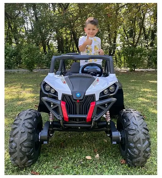 24V RSX MX - dječji automobil na baterijem 4x4, crni