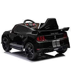 12V avto za otroke Shelby Mustang GT 500 Cobra, črn