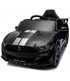12V avto za otroke Shelby Mustang GT 500 Cobra, črn