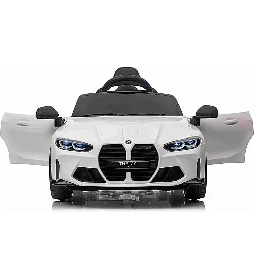 12V dječji auto na akumulator BMW M4 - bijeli Beneo