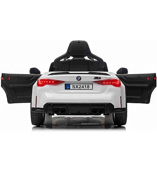 12V dječji auto na akumulator BMW M4 - bijeli Beneo