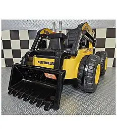 12V New Holland - dječji bager u žutoj boji