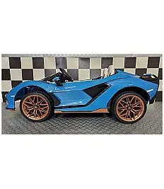 24V električni avtomobil za otroke Lamborghini Sian moder 24V električni avtomobil za otroke Lamborghini Sian moder